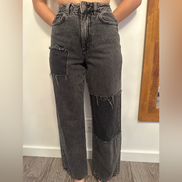 Garage patchwork black jeans - Picture 1 of 4